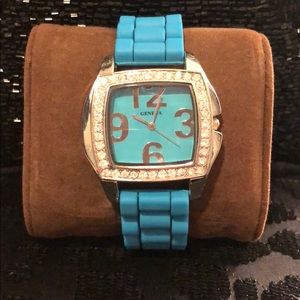 Baby Blue Geneva Watch
